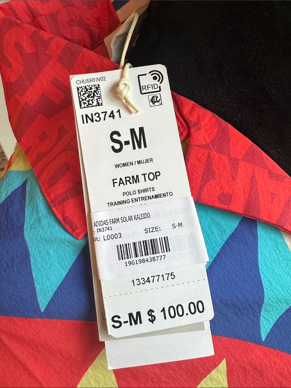 FARM Rio Red Multi Geometric Short-Sleeve Shirt Jacket - Picture 3 of 5
